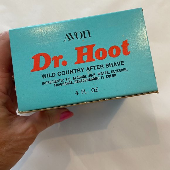 Avon Dr Hoot Vintage Wild Country After Shave 4 Fl Oz NOS Smart Owl Full Bottle - Picture 2 of 11